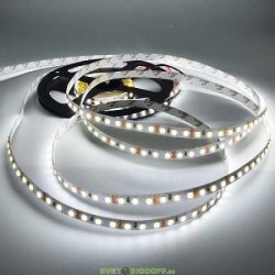 Cветодиодная LED лента LS612, 120SMD(2835)/м, 9.6Вт/м, 1100Лм/м, 5м, IP20 12V 6500К