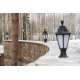Уличный садовый светильник Fumagalli Mikrolot/Anna Черный, матовый плафон 1xE27 LED-FIL с лампой 800Lm, 4000К