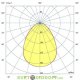 Светодиодный светильник серия Грильято Люкс 80 CRI90, 76Вт, 8280Лм, 3000К Теплый, Микропризма, (возм. исп. IP54, IP65)