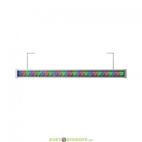 Серия линейных светодиодных светильников с RGB-диодами для: • заливного архитектурного освещения фасадов, • акцентной подсветки 