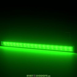 Светодиодный светильник фасадная подсветка Барокко 18Вт, ЗЕЛЕНЫЙ ПРОЗРАЧНЫЙ, IP67, 900мм