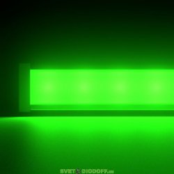 Светодиодный светильник фасадная подсветка Барокко 20Вт, ЗЕЛЕНЫЙ МАТОВЫЙ, IP67, 1000мм
