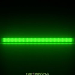 Светодиодный светильник фасадная подсветка Барокко 40Вт, ЗЕЛЕНЫЙ ПРОЗРАЧНЫЙ, IP67, 1000мм