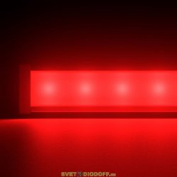 Светодиодный светильник фасадная подсветка Барокко 5Вт, КРАСНЫЙ МАТОВЫЙ, IP67, 300мм