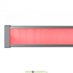 Светодиодный светильник фасадная подсветка Барокко 14Вт, КРАСНЫЙ МАТОВЫЙ, IP67, 900мм