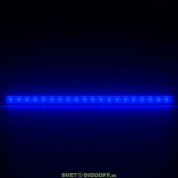 Светодиодный светильник фасадная подсветка Барокко 20Вт, СИНИЙ МАТОВЫЙ, IP67, 1000мм