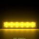 Светодиодный светильник фасадная подсветка Барокко 6Вт, ЯНТАРНЫЙ ПРОЗРАЧНЫЙ, IP67, 300мм