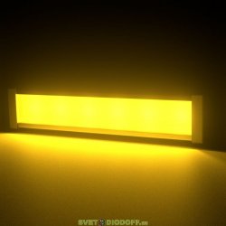 Светодиодный светильник фасадная подсветка Барокко 10Вт, ЯНТАРНЫЙ МАТОВЫЙ, IP67, 500мм