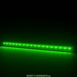 Архитектурный светодиодный светильник Барокко Оптик 18Вт, линза 10 градусов, ЗЕЛЕНЫЙ, IP67, 900мм