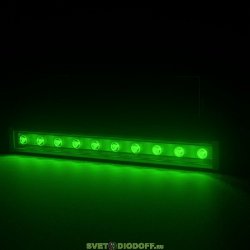 Архитектурный светодиодный светильник Барокко Оптик 20Вт, линза 10 градусов, ЗЕЛЕНЫЙ, IP67, 500мм