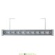 Архитектурный светодиодный светильник Барокко Оптик 8Вт, линза 15 градусов, КРАСНЫЙ, IP67, 500мм