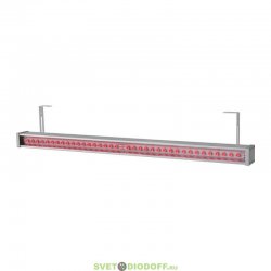 Архитектурный светодиодный светильник Барокко Оптик 15Вт, линза 10х65 градусов, КРАСНЫЙ, IP67, 1000мм