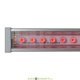 Архитектурный светодиодный светильник Барокко Оптик 18Вт, линза 10х65 градусов, КРАСНЫЙ, IP67, 1200мм