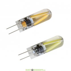 Лампа светодиодная LED-JC-1,5W-12V-COB-827-G ЭРА (COB, КАПСЮЛЬ, 1,5ВТ, 12В, ТЕПЛ, G4)