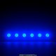 Архитектурный светодиодный светильник Барокко Оптик 6Вт, линза 10х65 градусов, СИНИЙ, IP67, 300мм