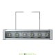 Архитектурный светодиодный светильник Барокко Оптик 12Вт, линза 10х65 градусов, СИНИЙ, IP67, 300мм
