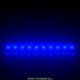 Архитектурный светодиодный светильник Барокко Оптик 12Вт, линза 10х65 градусов, СИНИЙ, IP67, 600мм