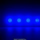Архитектурный светодиодный светильник Барокко Оптик 12Вт, линза 50 градусов, СИНИЙ, IP67, 600мм