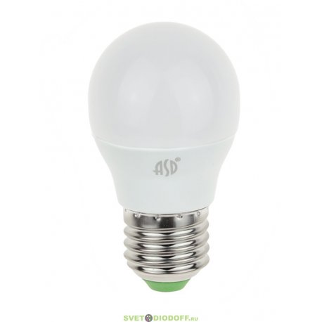 Лампа светодиодная LED-ШАР-standard 10Вт 230В  Е14 3000К 900Лм ASD