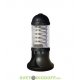 Столб фонарный уличный Fumagalli SAURO 500 черный/прозрачный белый рассеив. 0,5м