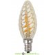 Лампа светодиодная Филамент (золотая колба) ЭРА F-LED BTW-5w-827-E14 gold 2700К