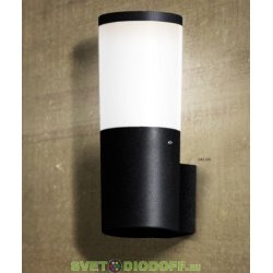 Светильник светодиодный настенный 6Вт, Fumagalli AMELIA WALL, чёрный, опал, 1xE27 LED-FIL с лампой 800Lm, 4000К