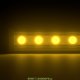 Архитектурный светодиодный светильник Барокко Оптик 48Вт, линза 25 градусов, ЯНТАРНЫЙ (желтый), IP67, 1200мм