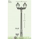 Уличный фонарь столб Fumagalli Ricu Bisso/Cefa 2L черный/прозрачный 2,17м