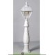Уличный светильник столб Fumagalli Lafet/Cefa белый/прозрачный 1,07м 1xE27 LED-FIL с лампой 800Lm, 2700К