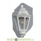 Венчающий светильник ANNA Fumagalli белый/прозрачный рассеиватель 1xE27 LED-FIL с лампой 800Lm, 2700К