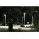 Парковый светодиодный светильник Гроза М ЭКО 40Вт 5000К Яркий дневной, оптика 155×70 градусов, 6000Лм и Столб 3м.п.