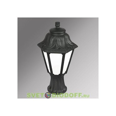 Уличный садовый светильник Fumagalli Mikrolot/Anna Черный, матовый плафон 1xE27 LED-FIL с лампой 800Lm, 4000К