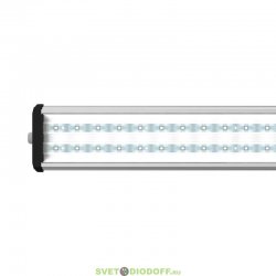 Аварийный светодиодный линейный светильник Т-Линия v2.0 БАП (350лм 3ч), 60Вт, 9760Лм, 4000К Дневной, 1000мм, Прозрачный