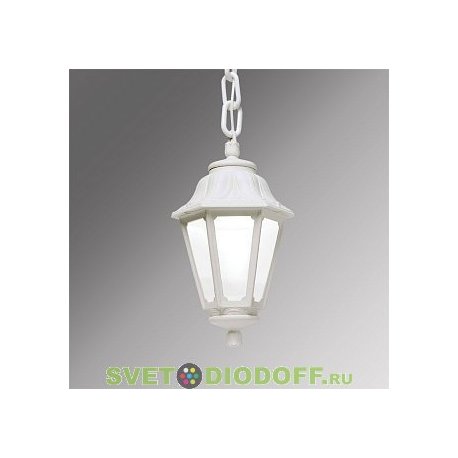 Уличный подвесной светильник Fumagalli Sichem/Anna белый, матовый gkfajy 1xE27 LED-FIL с лампой 800Lm, 4000К