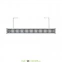 Линейный фасадный светодиодный светильник Барокко ОПТИК 20Вт, 500мм, 2200Лм, 5000К линза 10°
