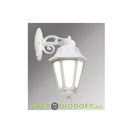 Уличный настенный светильник Fumagalli Bisso/Anna Белый, матовый 1xE27 LED-FIL с лампой 800Lm, 2700К