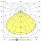 Светодиодный светильник серия АЗС 50 ЭКСТРА 50Вт, 6500Лм, 4000К Дневной, оптика 120° градусов, IP67
