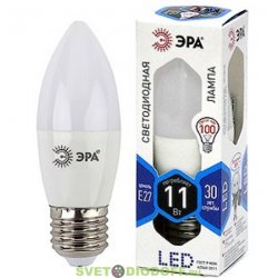 Светодиодная лампа ЭРА LED smd B35-11w-860-E24 (6500K)