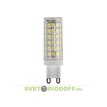 Светодиодная лампа ЭРА LED JCD-9W-CER-840-G9 (кукуруза кер., капсюль, 9Вт, 220В, G9)