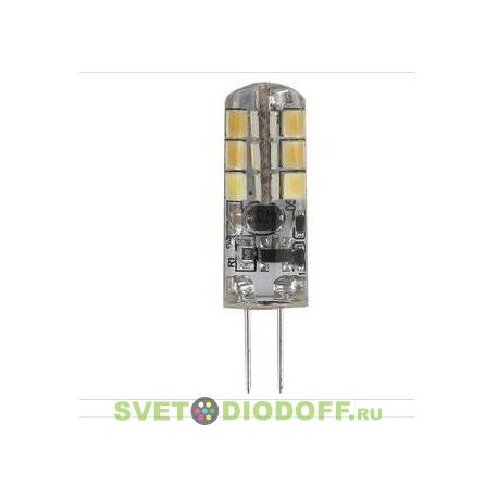 Светодиодная лампа LED-JC-1,5W-12V-827-G4 ЭРА (диод, капсюль, 1,5Вт, 12В, тепл, G4)