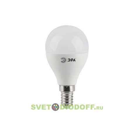 Лампа светодиодная  ЭРА LED smd P45-5w-827-E27 2700К