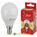 Светодиодная лама ЭРА LED smd P45-10w-827-E27 ECO