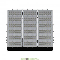 Мощный светодиодный прожектор Плазма S 750Вт, 112500Лм, 4000К дневной, линза 80°, IP67
