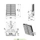 Мощный Светодиодный прожектор Плазма S 500Вт, 69750Лм, 3000К Теплый, угол 60°, IP67