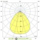 Светильник торговый Маркет Плано 80Вт, 13500Лм, 4000К дневной, оптика 30×90°, Трек, 582×194×94мм