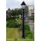 Светильник уличный столб FUMAGALLI ALOE/ANNA античная бронза/матовый 1,4м. 1xE27 LED-FIL с лампой 800Lm, 4000К