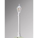 Светильник уличный столб FUMAGALLI ALOE/ANNA белый/прозрачный 1,4м. 1xE27 LED-FIL с лампой 800Lm, 2700К