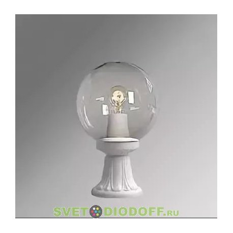 Светильник садовый на подставке MIKROLOT/GLOBE 250 белый, прозрачный