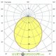 Взрывозащищенный линейный светильник Т-Линия v2.0 Ex-300Вт, 39300Лм, 4000К Дневной, оптика 100°, Опал, 1000мм