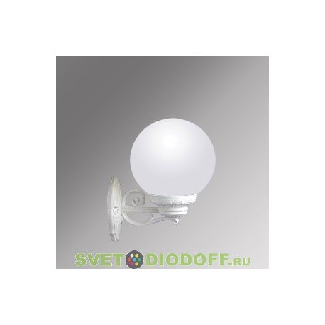 Уличный настенный светильник Fumagalli Bisso/GLOBE 250 белый, матовый (вверх)